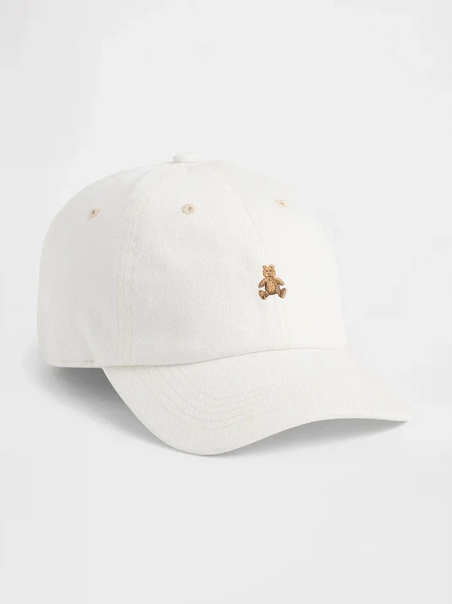 Chapeau de baseball en denim avec ours Brannan