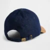 Chapeau de baseball en denim et velours côtelé