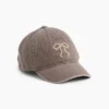 Chapeau de baseball en denim pour enfant avec nœud
