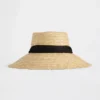 Chapeau de paille à large bord