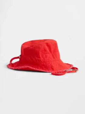 Chapeau de pêche effiloché