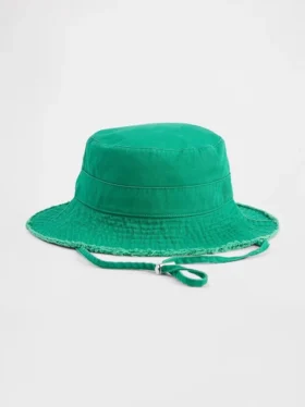 Chapeau de pêche effiloché