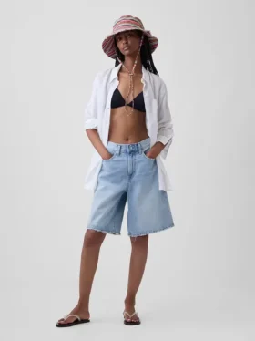 Chapeau de pêche effiloché