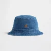Chapeau de pêcheur en denim pour tout-petits avec l'ours Brannan