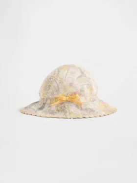 Chapeau de soleil à fleurs pour bébé