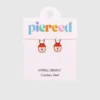 Charms « Confiture de fraises » pour boucles d’oreilles Huggie