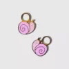 Charms en forme d'escargot de Pierced Co pour boucles d'oreilles Huggie