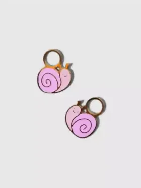 Charms en forme d’escargot de Pierced Co pour boucles d’oreilles Huggie