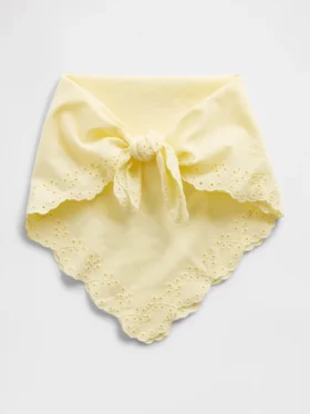 Écharpe bandana 100 % coton à œillets
