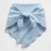 Écharpe bandana 100 % coton à œillets