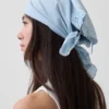 Écharpe bandana 100 % coton à œillets