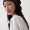 Écharpe bandana 100 % coton à œillets