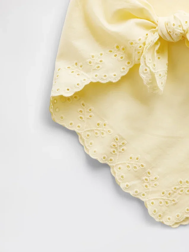 Écharpe bandana 100 % coton à œillets