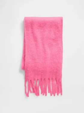 Écharpe à franges brossée