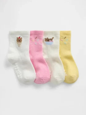 Chaussettes « Brannan Bear Ice Cream » pour Bébé & Enfant (lot de 4)