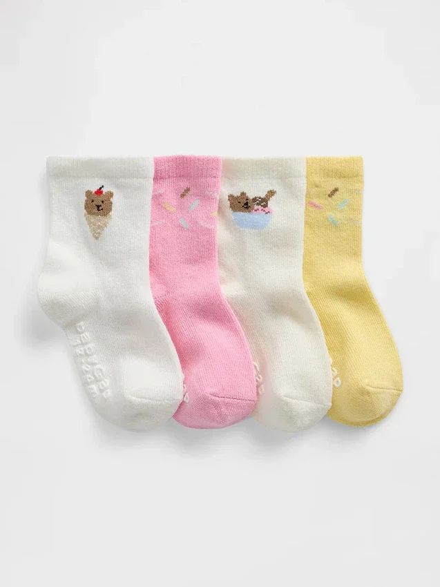 Chaussettes « Brannan Bear Ice Cream » pour Bébé & Enfant (lot de 4)