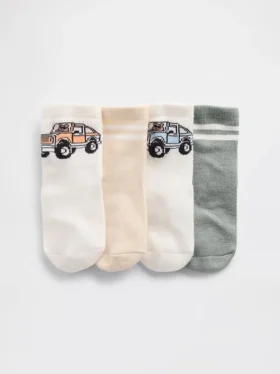 Chaussettes Brannan Bear & Stripe pour Bébé & Enfant (lot de 4)