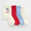 Chaussettes brimées Brannan Bear Americana pour tout-petits (lot de 4)