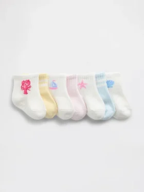 Chaussettes courtes « Beachy » pour tout-petits (lot de 7)
