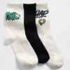 Chaussettes courtes à motif graphique pour enfants (lot de 3)