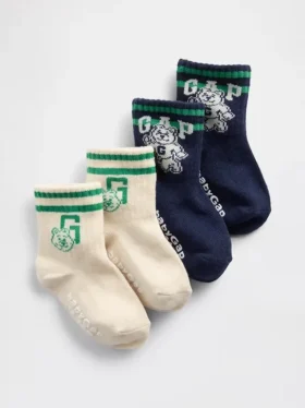 Chaussettes courtes pour Bébé & Enfant avec logo Brannan Bear Varsity (lot de 2)