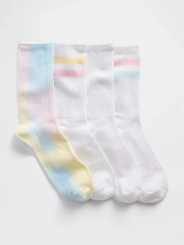 Chaussettes courtes pour enfants (lot de 4)