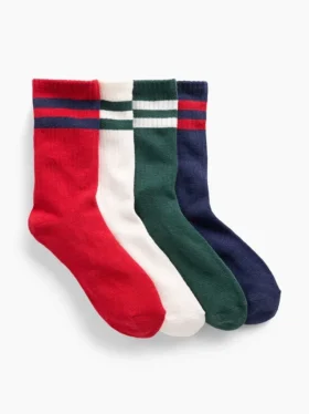 Chaussettes courtes « Varsity » pour enfants (lot de 4)