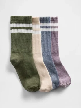 Chaussettes courtes « Varsity » pour enfants (lot de 4)