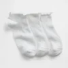 Chaussettes courtes à volants pour enfants (lot de 3)