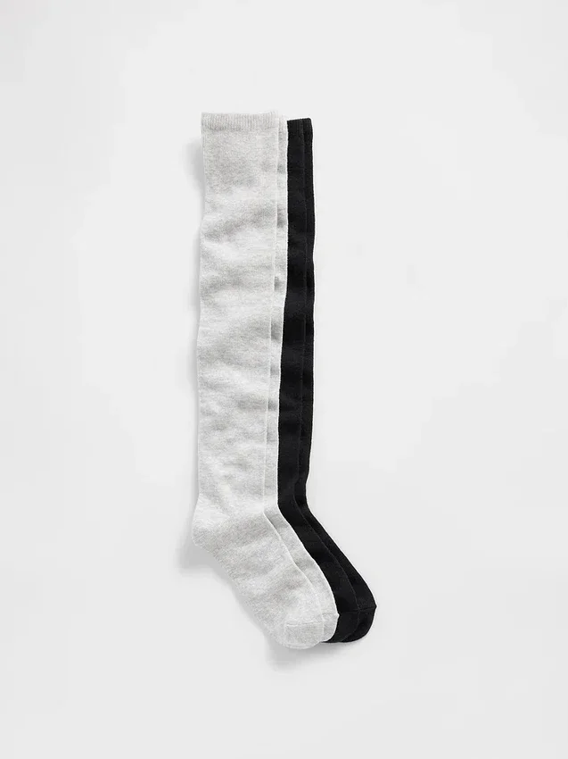 Chaussettes hautes pour enfants (lot de 2)