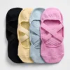 Chaussettes invisibles antidérapantes (lot de 4)