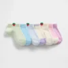 Chaussettes invisibles « Fraise » pour Bébé & Enfant (lot de 7)