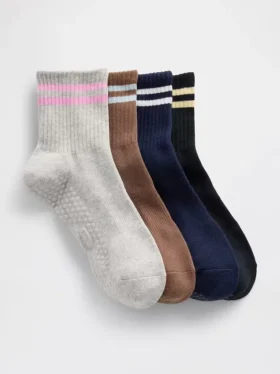 Chaussettes mi-haut de sport (lot de 4)