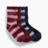 Chaussettes mi-longues à côtes pour enfants (lot de 4)