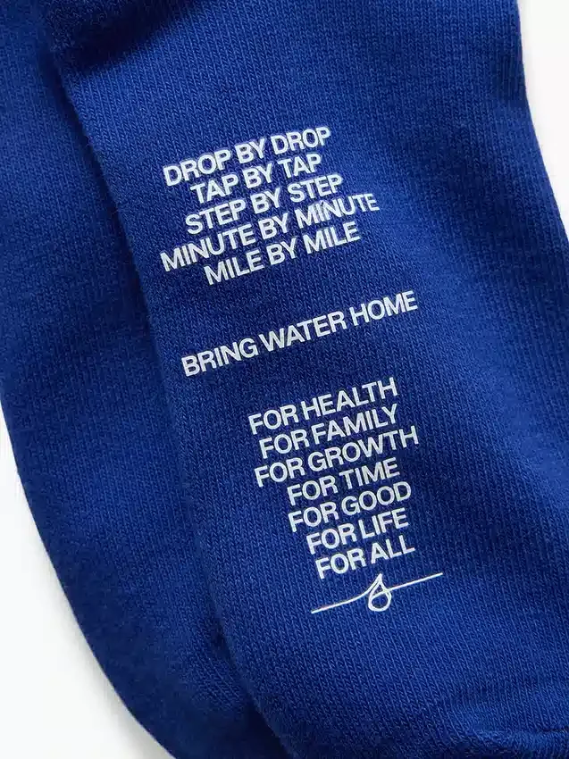 Chaussettes mi-mollet « Get Blue »