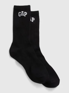 Chaussettes mi-mollet à logo sportif