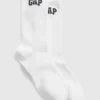 Chaussettes mi-mollet à logo sportif
