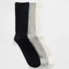 Chaussettes mi-mollet (lot de 3)