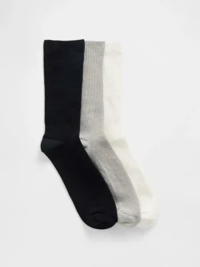Chaussettes mi-mollet (lot de 3)