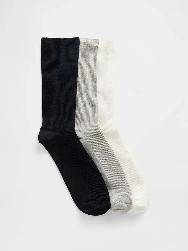 Chaussettes mi-mollet (lot de 3)