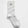 Chaussettes mi-mollet à mailles torsadées Brannan Bear