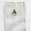 Chaussettes mi-mollet à mailles torsadées Brannan Bear