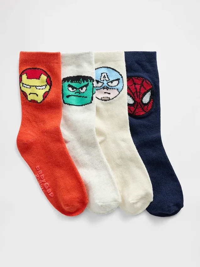 Chaussettes mi-mollet Marvel pour Bébé & Enfant (lot de 4)
