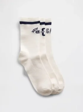 Chaussettes mi-mollet pour enfants avec logo (lot de 3)