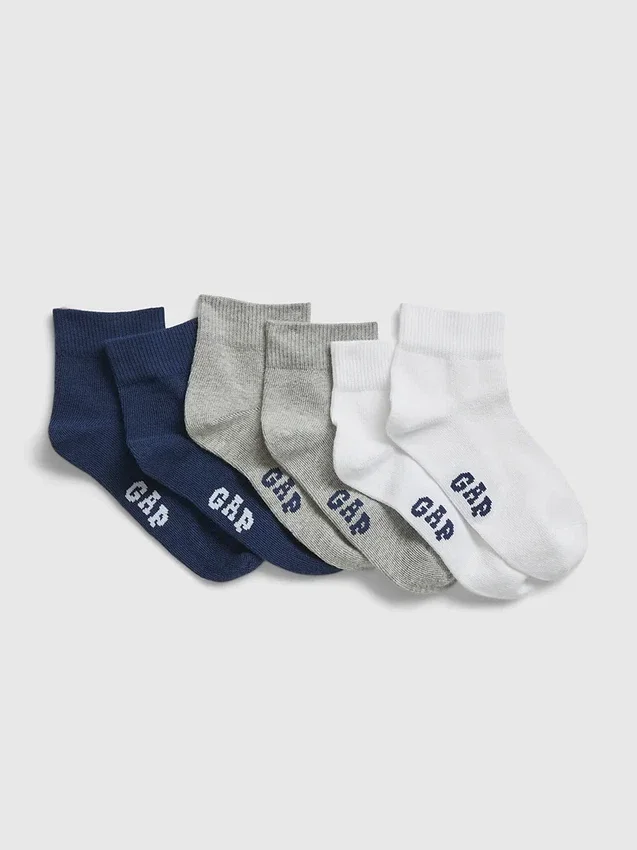 Chaussettes mi-mollet pour enfants (lot de 3)