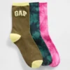Chaussettes mi-mollet pour enfants (lot de 3)