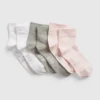 Chaussettes mi-mollet pour enfants (lot de 3)