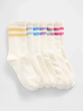 Chaussettes mi-mollet pour enfants (lot de 7)