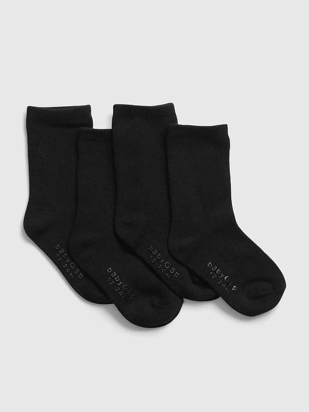 Chaussettes mi-mollet pour tout-petits (lot de 4)