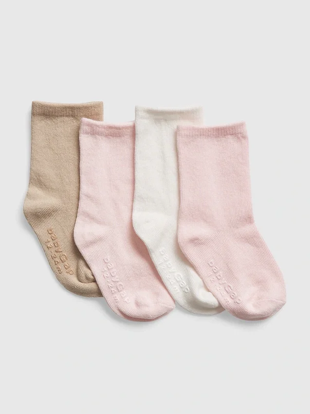 Chaussettes mi-mollet pour tout-petits (lot de 4)
